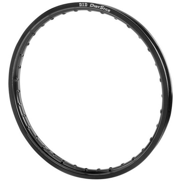 D.I.D 19X215VB01Y Dirt Star Original Rear Rim - 19x2.15 - Black