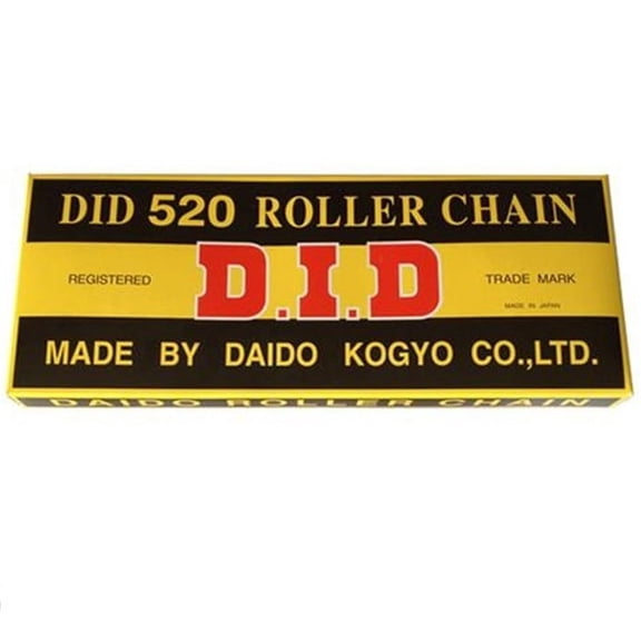 DID Standard 520 Chain 116 Links Natural for Street Motorcycle