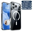 thumbnail image 1 of DIDADI Magnetic Case for iPhone 17 Air MagSafe Shockproof Heavy Duty Phone Bumper Cover, Clear, 1 of 7