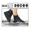 thumbnail image 1 of DIDADI Universal Shoes Cover with Zipper,Durable PVC Boot Covers,Waterproof & Anti-Slip Overshoes Cover,Outdoor Lightweight Rain Galoshes; Shoes Protectors for School Office Garden Farm in Rainy Days, 1 of 10