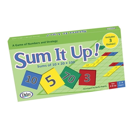 Sum It Up! 10, 20, 100, by Didax