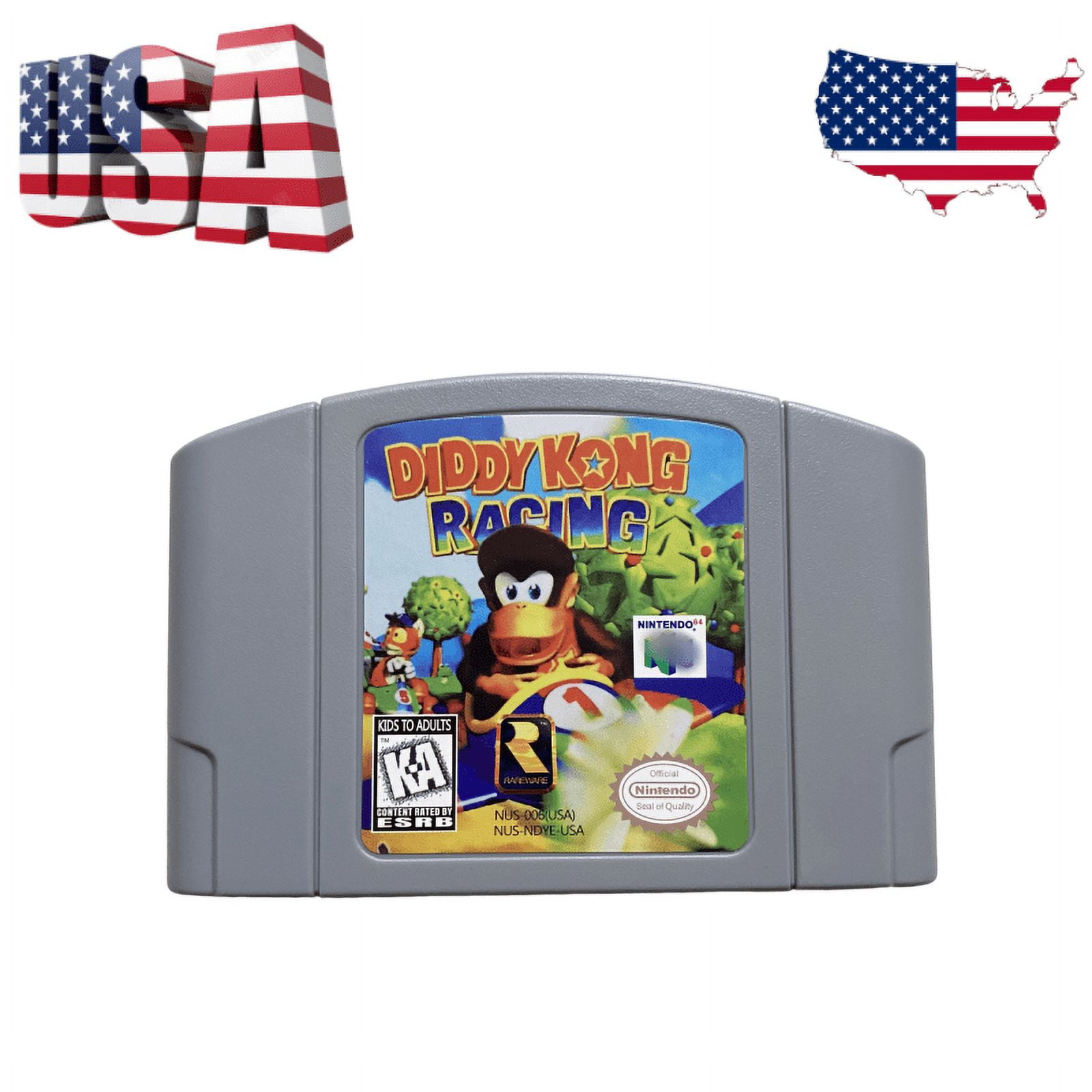 NEW Diddy Kong Racing Game Card for Nintendo 64 N64 US Version