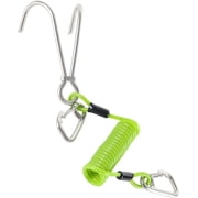 DIDEEP Diving Reef Hook Dive Stainless Steel Double Head Design Spring Rope for Underwater Security in Current Water Sports
