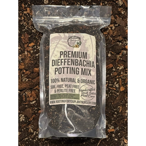 DIEFFENBACHIA - Dumb Canes Premium Potting Mix
