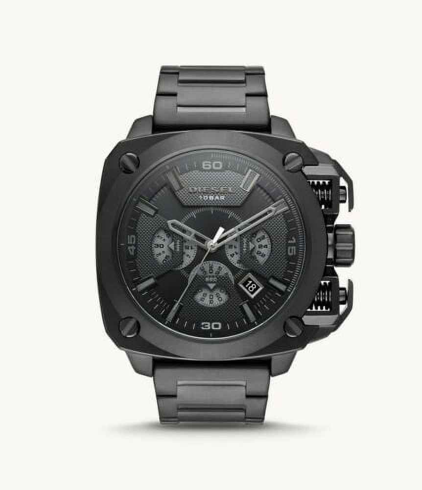 DIESEL BAMF MEN'S BLACK STAINLESS STEEL CHRONOGRAPH WATCH DIESEL BAMF MEN'S BLACK STAINLESS STEEL CHRONOGRAPH WATCH