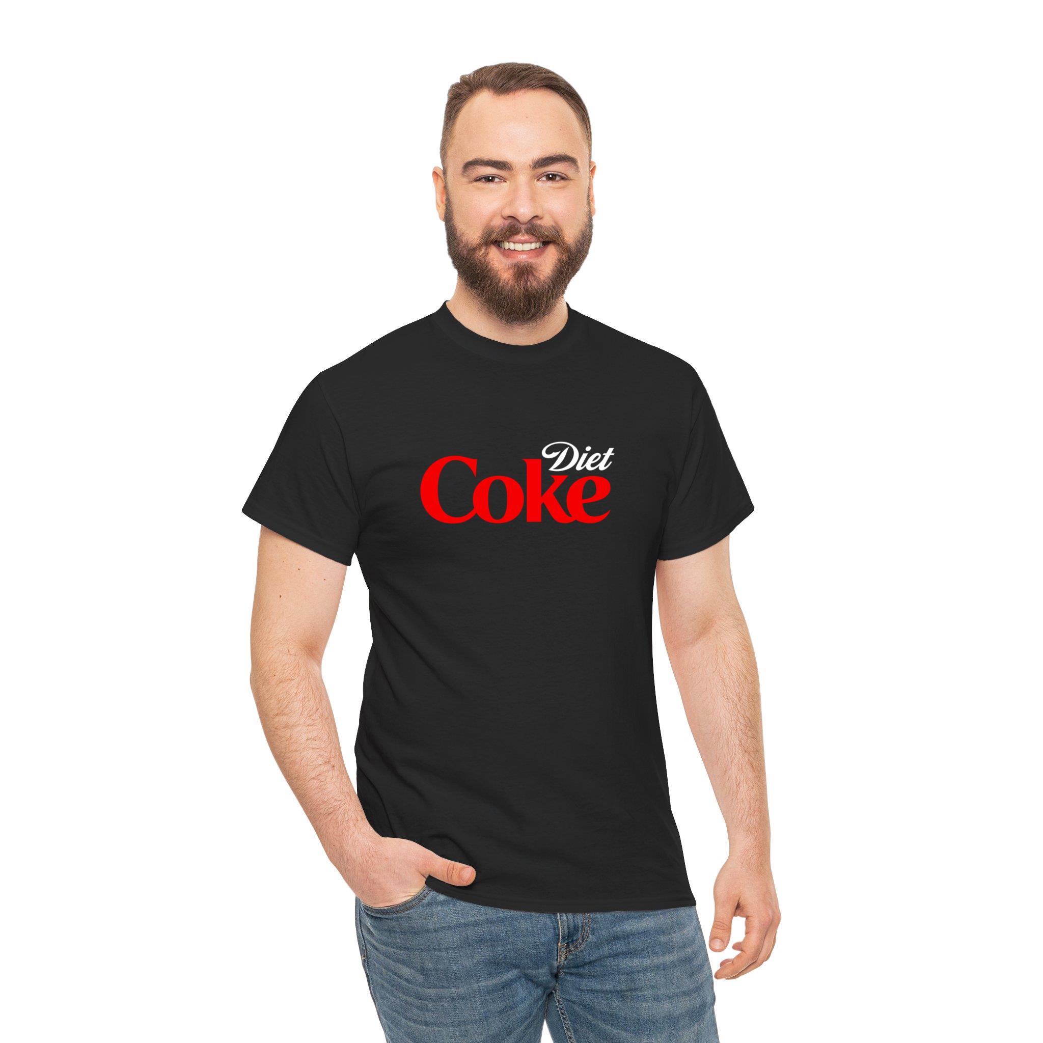 DIET COKE Soda Soft Drink Men's Black Tshirt Size S5XL, Tshirt