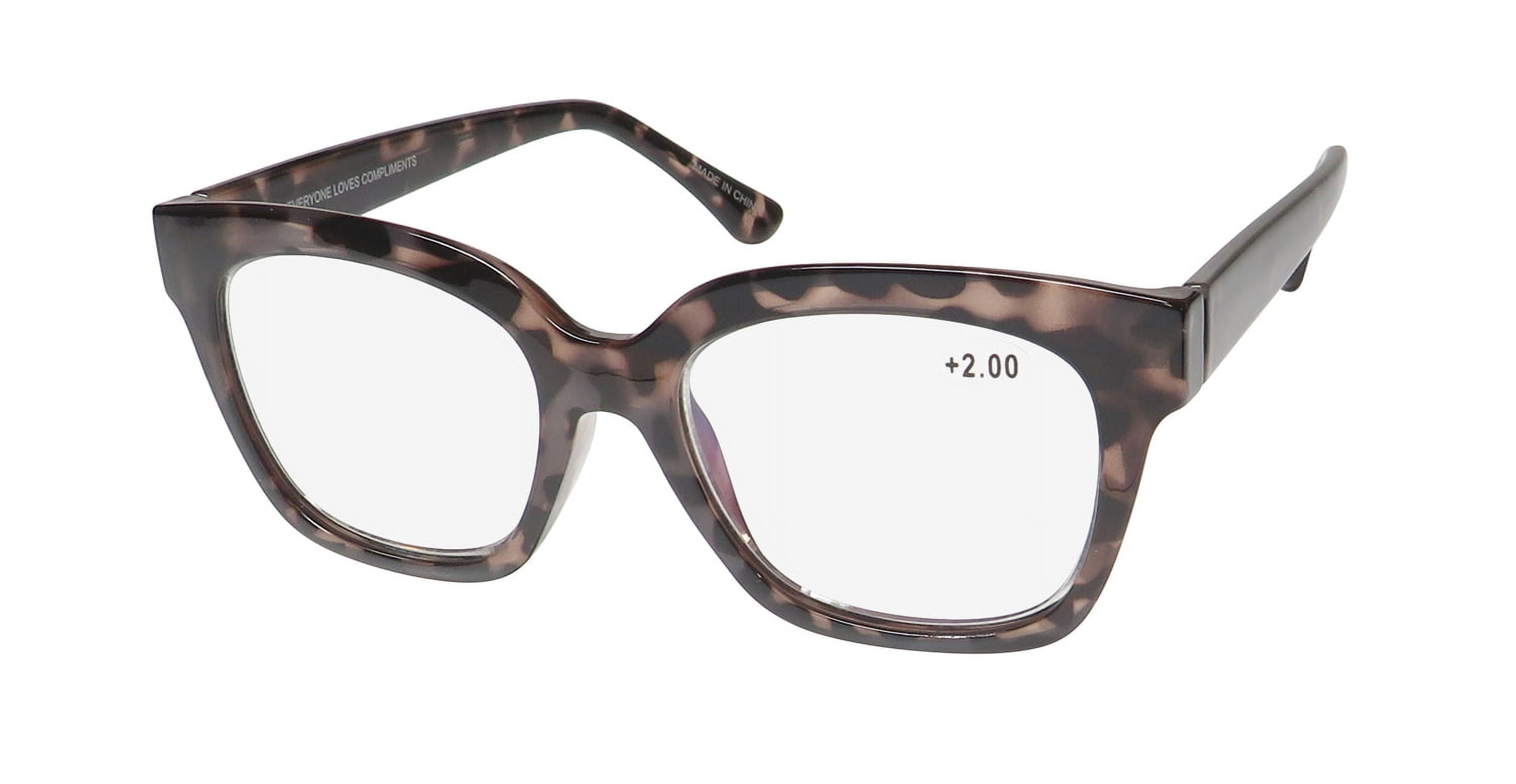 DIFF COMPLIMENTS AVA BLUE LIGHT LENS READING GLASSES/READERS PREMIUM ACETATE HIP