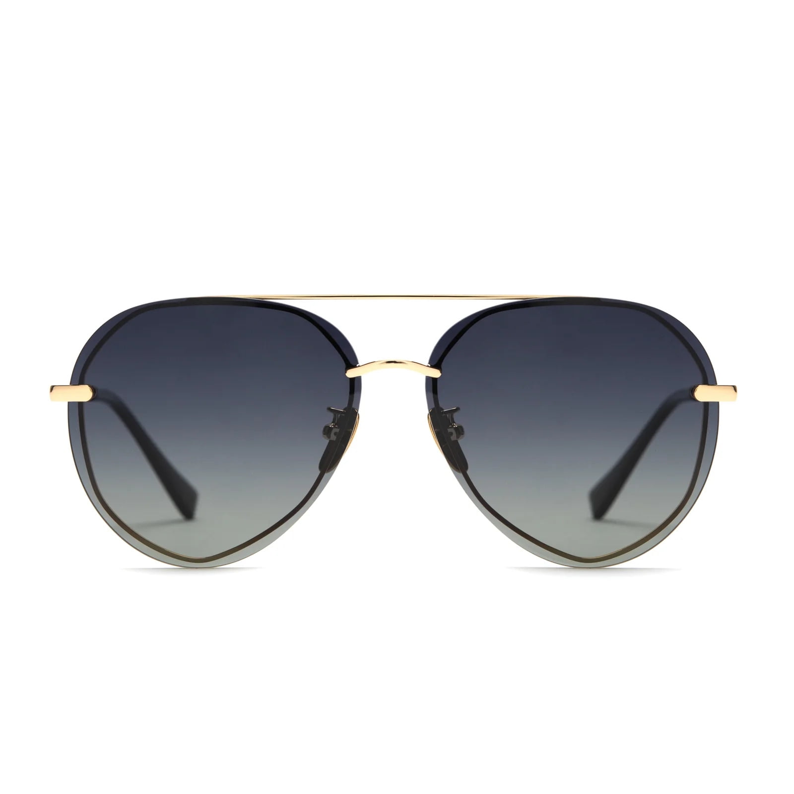 DIFF Lenox Oversized Sunglasses for Women UV400 Protection Gold