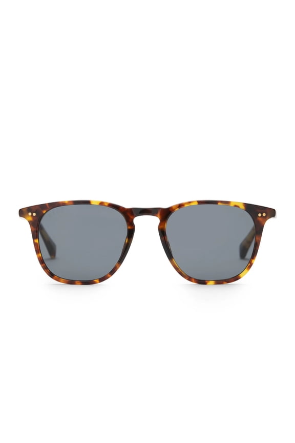 Maxwell Oversized Sunglasses for Women UV400 Protection Amber Tortoise + Grey Polarized
