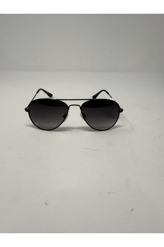 Unisex Eyewear Cruz Aviator Sunglasses Black Metal Frame Gradient Lens OS