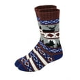thumbnail image 1 of DIFFERENT TOUCH Winter Heated Warmth Lodge Thermal Non-Skid Socks Chirstmas Present For Man, 1 of 5