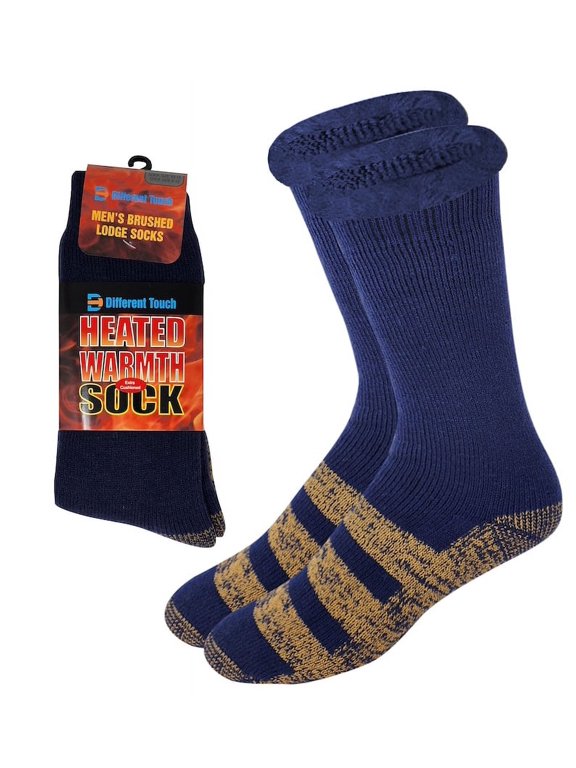 Winter Heated Warmth Lodge Thermal Socks Chirstmas Present For Man