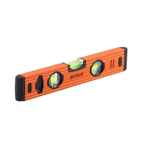 DIFFLIFE 12" Level & Tool Aluminum Reinforced Torpedo Level (12inch)