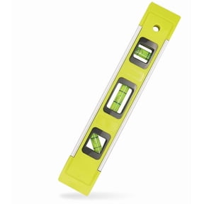 DIFFLIFE Level & Tool Magnetic Aluminum Reinforced Torpedo Level, 9", Green (1PCS)