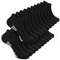 thumbnail image 1 of DIFFYBOX 10 Pairs Mens Ankle Socks Cushioned, Moisture Wicking Sports Breathable Casual Athletic Socks for Men 10-13, 1 of 7