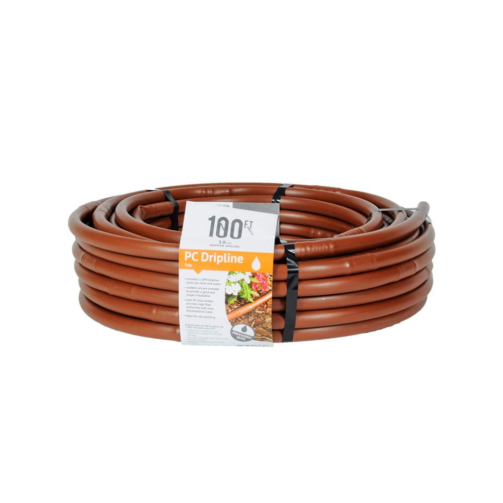 DIG B18100 100' 1/2" Brown Pressure Compensating Dripline