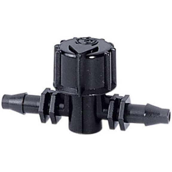 DIG D33A Drip Irrigation Controller 2 pk. 0.25" Plastic In-Line Shut Off Valve