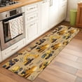 thumbnail image 1 of DIG Runner Rugs 2x6 ft Cartoon Excavator Yellow Equipment Trucks Upholstery Washable Hallway Rugs Non-Slip Floor Mats Absorbent Carpet Bedside Runners for Bedroom Kitchen Bathroom Laundry Room, 1 of 9