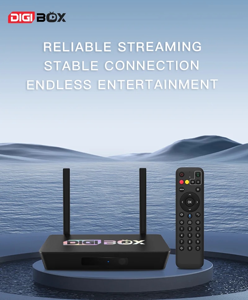 テレビ DIGIBOX D3 plus DIGIBOX D3 Plus Android 12.0 4GB+64GB Supports WiFi 6 Smart
