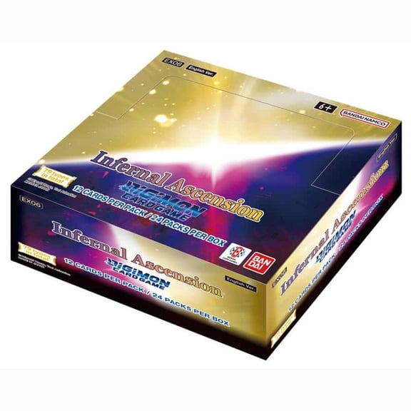 DIGIMON CARD GAME: INFERNAL ASCENSION Booster Box (EX06) (24 Packs)