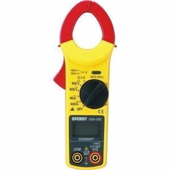 Digital Clamp Meter Multimeter - 5 Function - Manual Power, Multicolor  Residential Use, Standard Application