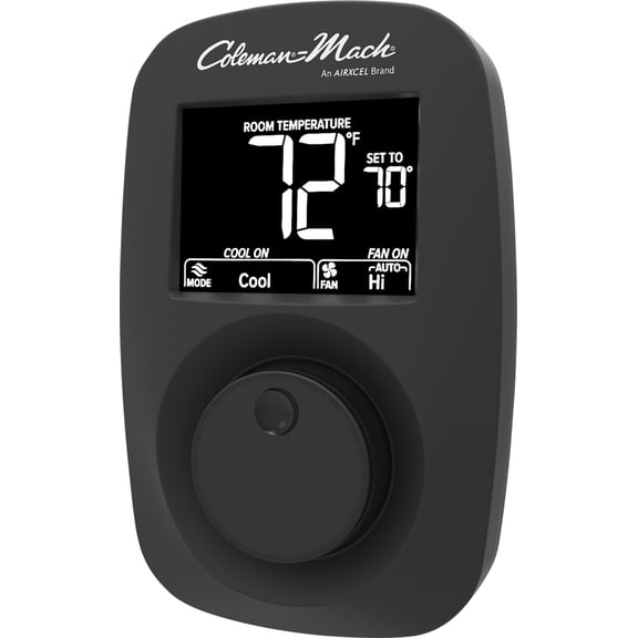 DIGITAL HEAT/COOL T-STAT BLACK