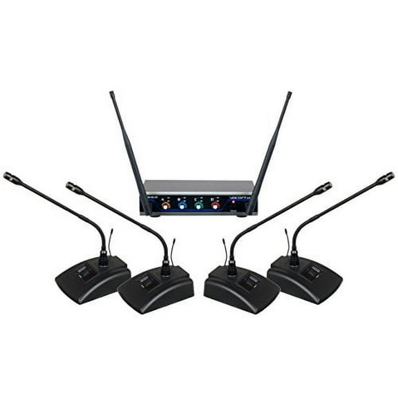 DIGITAL-QUAD CONFERENCE -C4 - Four Channel UHF Digital Wireless Conference System