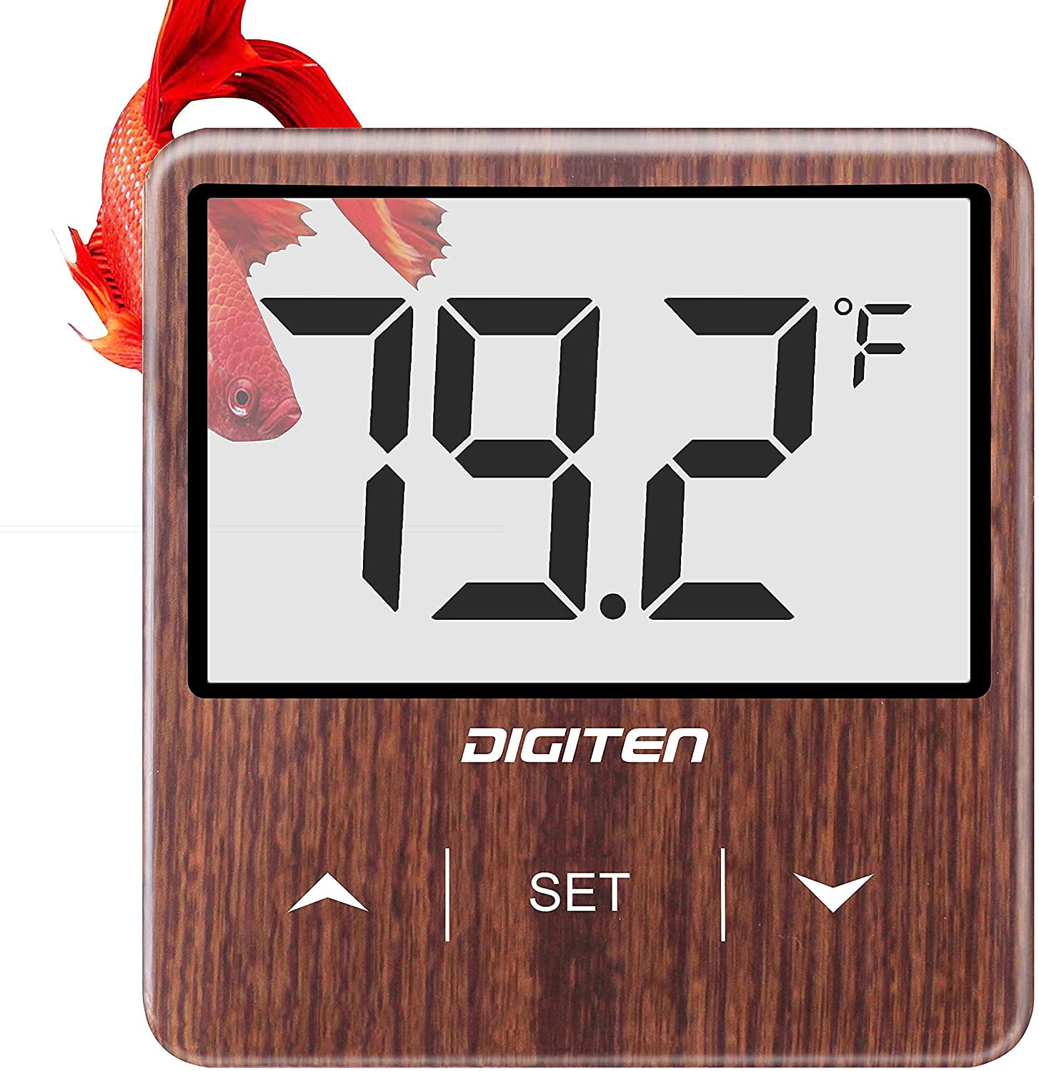 Image showcasing DIGITEN Aquarium Thermometer Digital Fish Tank Thermometer with Large ...