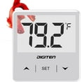 thumbnail image 1 of DIGITEN Aquarium Thermometer Digital Fish Tank Thermometer with Large LCD Display Stick On Water Terrarium Temperature Sensor Gauge for Reptiles Turtle Amphibians, 1 of 10