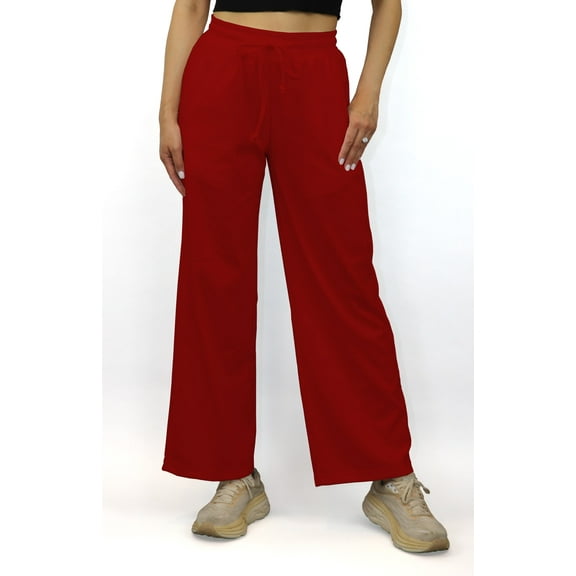 DIGITMON Womens Comfort Loose Fit Wide Leg Jogger Lightweight Yoga Running Pants with Pockets