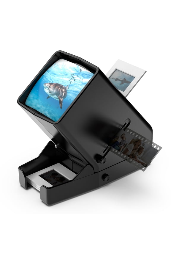 35mm Slide Viewer, 3X Magnification and LED Screen Viewing for 35mm Slides & Positive Film Negatives