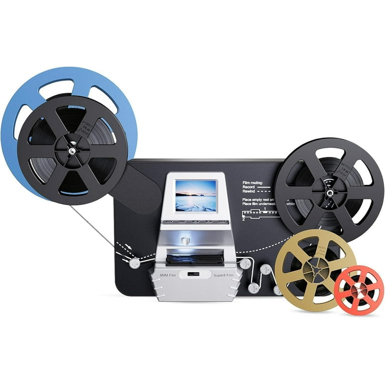 DIGITNOW HD MovieMaker, 8mm & Super 8 to Digital Film Scanner, 2.4