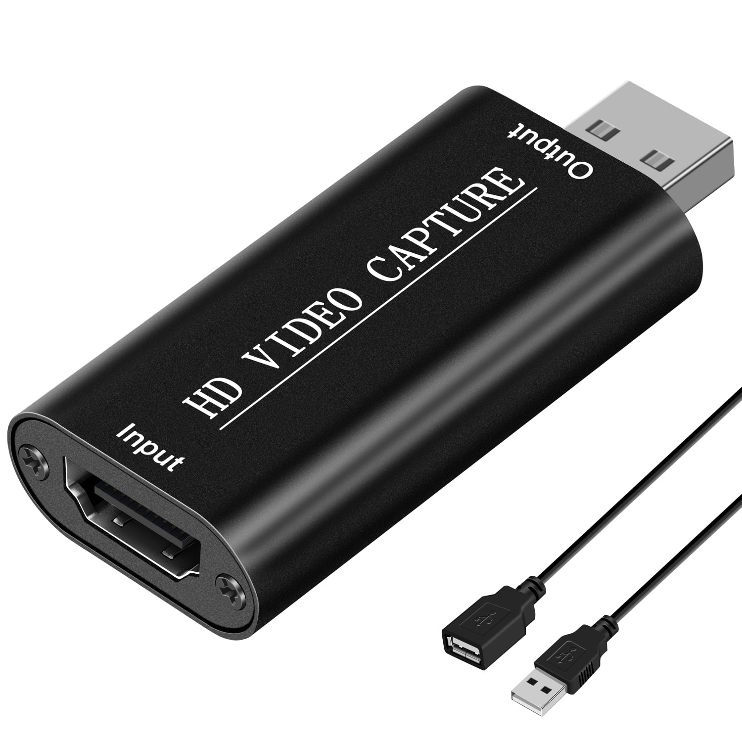 BlueAVS HDMI to USB Video Capture Card 1080P for Live Video Streaming  Record via DSLR Camcorder Action Cam - Capture 1080P@30Hz (Metal-Black)