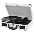 thumbnail image 1 of DIGITNOW Bluetooth Record Player 3 Speeds Turntable with Built-in Stereo Speakers, Suitcase Design - White, 1 of 7