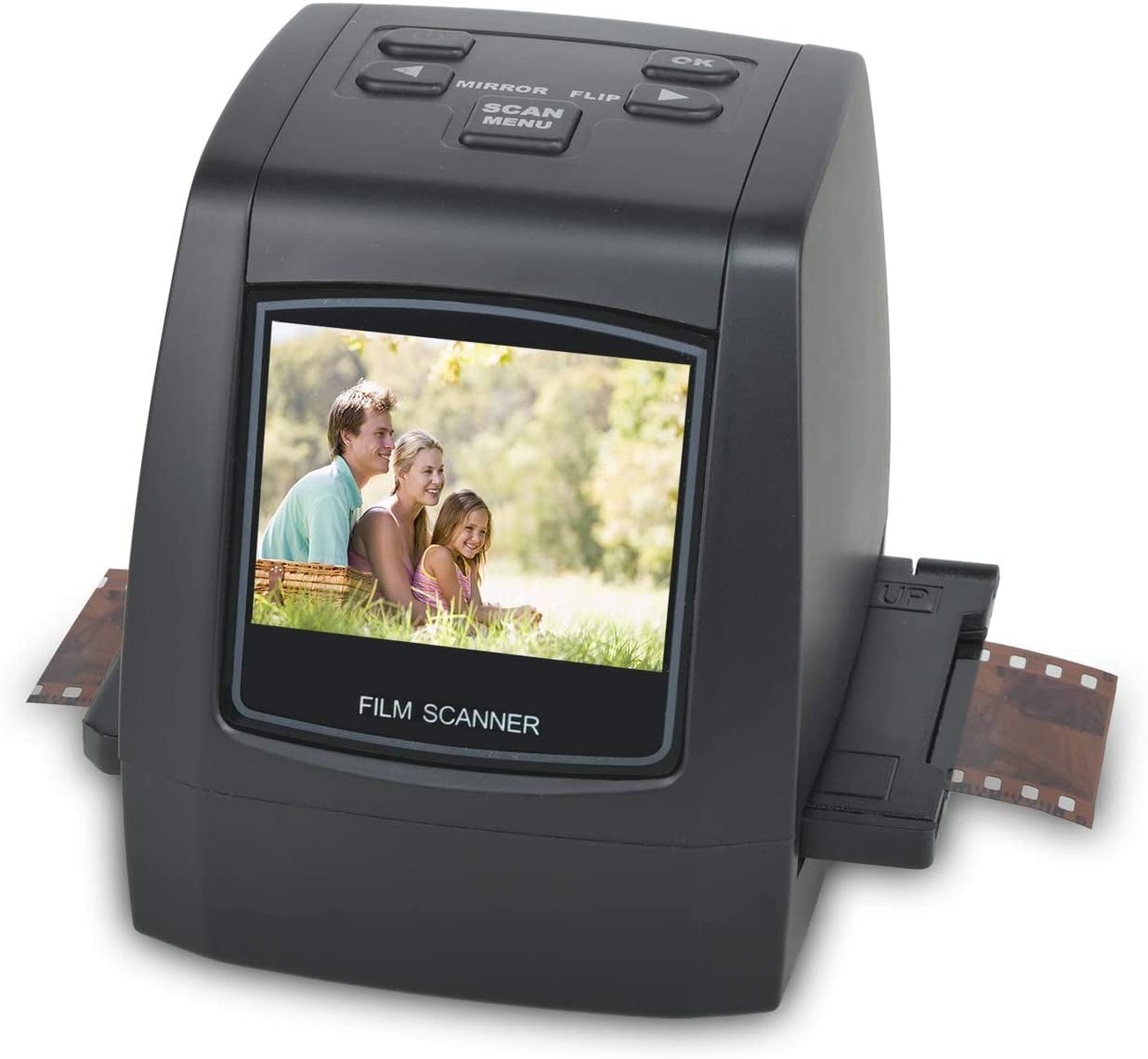 DIGITNOW Film Scanners with 22MP Converts 126 KPK/135/110/Super 8 Films, Slides & Negatives All in One into Digital Photos, 2.4" LCD Screen, Impressive 128MB Built-in Memory