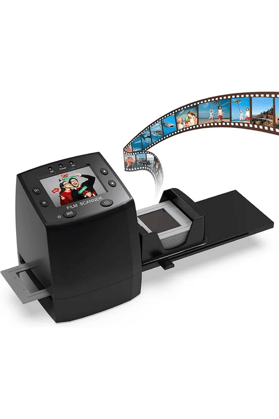 135 Film Negative Scanner Slide Viewer, Converts 35mm Film Negatives & Slides to Digital photos