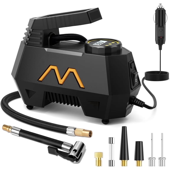 DIGITNOW Portable Tire Inflator 150PSI Air Compressor Pump for Car 12V