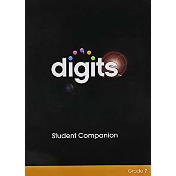Pre-Owned Digits Enhanced Student Companion Grade 7 (Paperback) 9780133276268