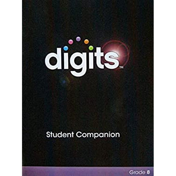 Pre-Owned DIGITS ENHANCED STUDENT COMPANION GRADE 8 (Paperback) 0133276279 9780133276275