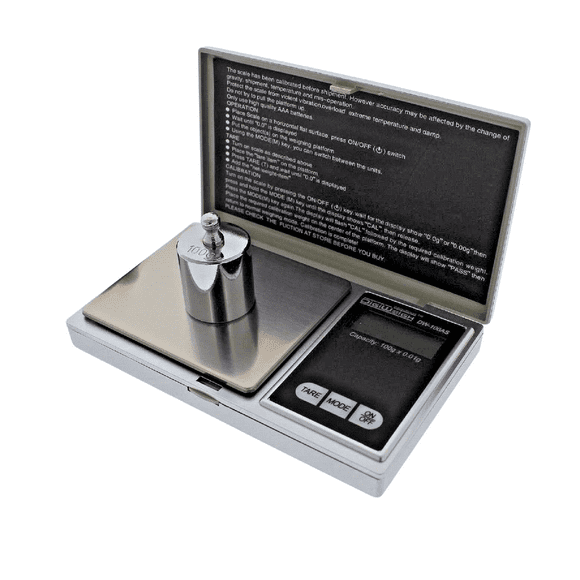 High Precision Digital Gem Scale Removable Reloading Tray, ABS Plastic, 1000g, Blue