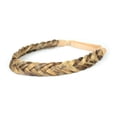 thumbnail image 1 of DIGUAN 2 Strands Synthetic Hair Braided Headband Classic Chunky Plaited Braids Elastic Stretch Hairpiece Women Girl Beauty accessory, 54g Boho (Highlighted B), 1 of 4