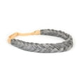 thumbnail image 1 of DIGUAN 2 Strands Synthetic Hair Braided Headband Classic Chunky Plaited Braids Elastic Stretch Hairpiece Women Girl Beauty accessory, 54g Boho (Salt & Pepper), 1 of 4