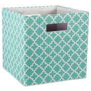 Polyester Cube Lattice Aqua Square 11x11x11