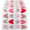 thumbnail image 1 of DII Hearts Collage Print Table Runner, 1 of 6