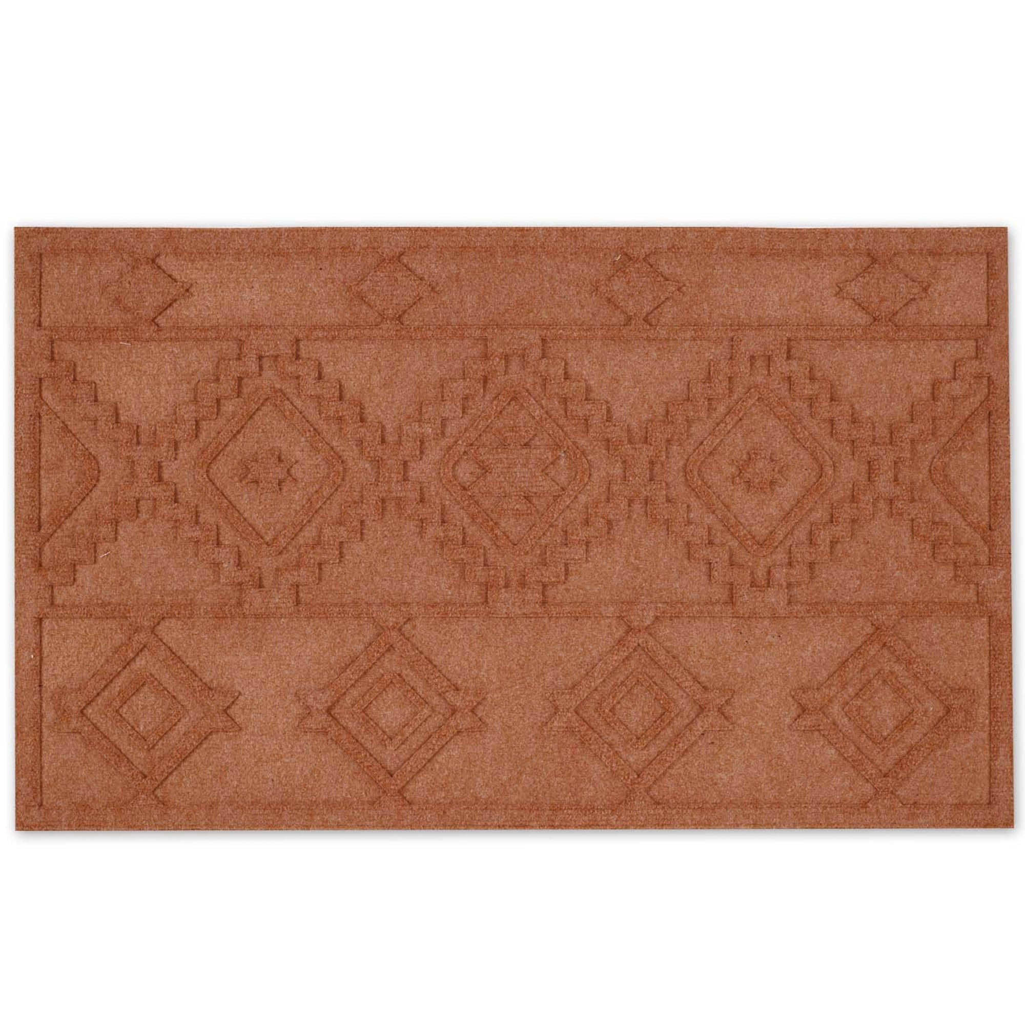 Contemporary Home Living Aztec Pattern Rectangular Doormat - 18