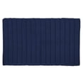 thumbnail image 1 of DII Navy Ribbed Rug, 1 of 3