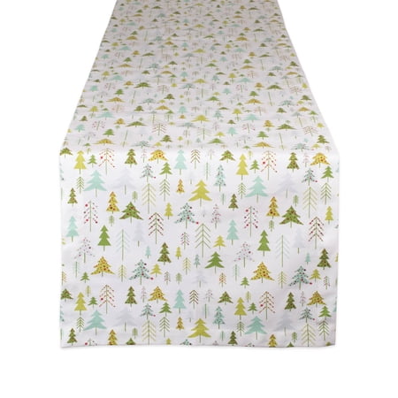 DII Holiday Woods Printed Table Runner
