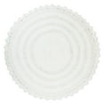 thumbnail image 1 of DII 27.5" Round Modern Cotton Ultra Soft Crochet Bath Mat in White, 1 of 7