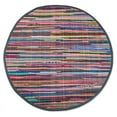 thumbnail image 1 of DII Multicolor Round Rag Rug, 1 of 7