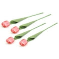 thumbnail image 1 of Contemporary Home Living Set of 4 21" Blush Pink and Green Tulip Flower Centerpieces, 1 of 3